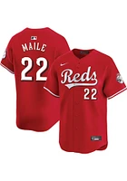 Luke Maile Nike Cincinnati Reds Mens Red Alt Limited Baseball Jersey