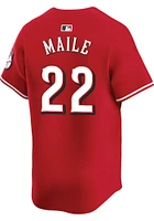 Luke Maile Nike Cincinnati Reds Mens Red Alt Limited Baseball Jersey