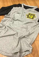 Nike Pittsburgh Pirates Grey Coop Henley Short Sleeve Fashion T Shirt