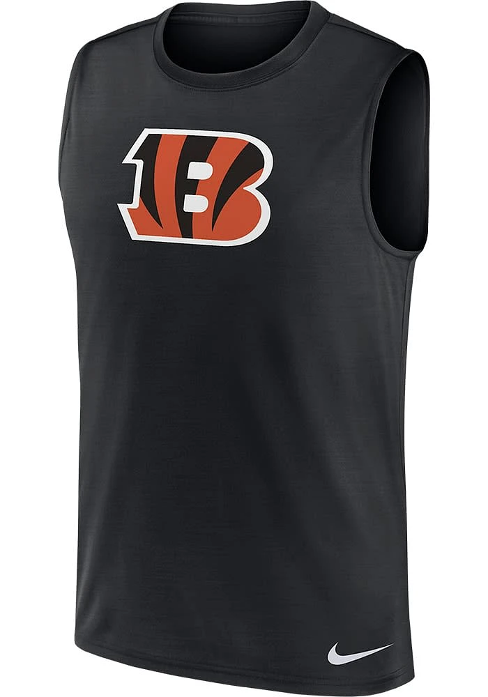 Nike Cincinnati Bengals Mens Black Primetime Legend Short Sleeve Tank Top