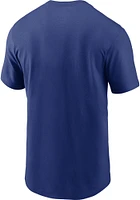 Nike Texas Rangers Blue Cooperstown Graphic Short Sleeve Fashion T Shirt