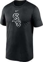 Nike Chicago White Sox Black Logo Legend Short Sleeve T Shirt