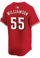 Brandon Williamson Nike Cincinnati Reds Mens Red Alt Limited Baseball Jersey