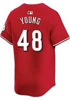 Alex Young Nike Cincinnati Reds Mens Red Alt Limited Baseball Jersey