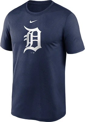 Nike Detroit Tigers Navy Blue Logo Legend Short Sleeve T Shirt