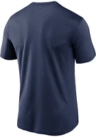 Nike Detroit Tigers Navy Blue Logo Legend Short Sleeve T Shirt