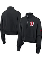 Nike Ohio State Buckeyes Womens Black Legacy 1/4 Zip Pullover