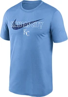 Nike Kansas City Royals Light Blue Swoosh Short Sleeve T Shirt