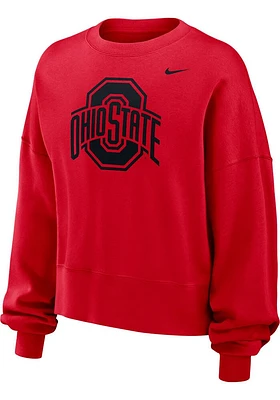 Nike Ohio State Buckeyes Womens Essential Crew Sweatshirt