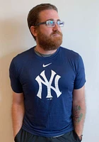 Nike New York Yankees Navy Blue Logo Legend Short Sleeve T Shirt