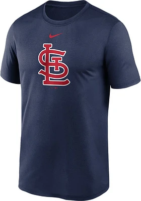 Nike St Louis Cardinals Navy Blue Logo Legend Short Sleeve T Shirt