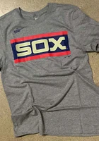 Nike Chicago White Sox Grey Coop Wordmark Short Sleeve T Shirt