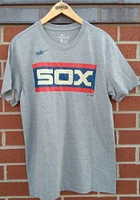 Nike Chicago White Sox Grey Coop Wordmark Short Sleeve T Shirt
