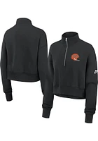 Nike Cincinnati Bengals Womens Black Rewind Pheonix Qtr Zip