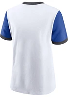 Nike Kentucky Wildcats Womens White Ringer Short Sleeve T-Shirt