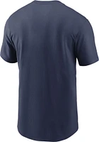 Nike St Louis Cardinals Navy Blue Wordmark Short Sleeve T Shirt