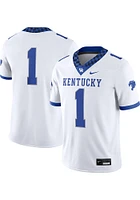 Nike Kentucky Wildcats White Road Game Football Jersey