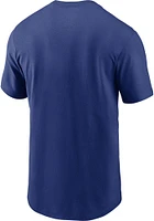 Nike Texas Rangers Blue Coop Baseball Short Sleeve T Shirt