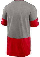 Nike Kansas City Chiefs Grey Sideline Logo Player SS Short Sleeve T Shirt