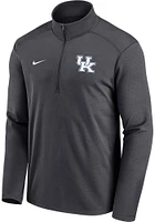 Nike Kentucky Wildcats Mens Grey Pacer Long Sleeve 1/4 Zip Pullover