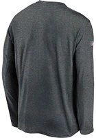 Nike New Orleans Saints Grey Sideline Logo Legend Long Sleeve T-Shirt