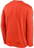 Nike Cleveland Browns Orange Playbook Travel Legend Long Sleeve T-Shirt