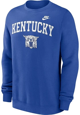 Nike Kentucky Wildcats Mens Legacy Arch Long Sleeve Crew Sweatshirt