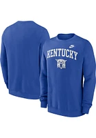 Nike Kentucky Wildcats Mens Legacy Arch Long Sleeve Crew Sweatshirt