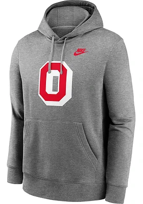 Nike Ohio State Buckeyes Mens Legacy Club Long Sleeve Hoodie