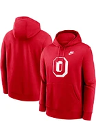 Nike Ohio State Buckeyes Mens Legacy Club Long Sleeve Hoodie