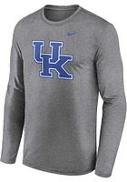 Nike Kentucky Wildcats Grey Legend Primary Logo Long Sleeve T-Shirt