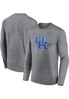 Nike Kentucky Wildcats Grey Legend Primary Logo Long Sleeve T-Shirt