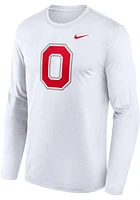 Nike Ohio State Buckeyes White Legend Alternate Long Sleeve T-Shirt