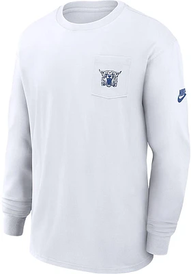 Nike Kentucky Wildcats White Max90 Pocket Long Sleeve T Shirt