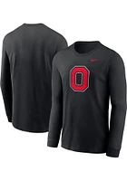 Nike Ohio State Buckeyes Black Alternate Logo Long Sleeve T Shirt