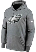 Nike Philadelphia Eagles Mens Grey Prime Logo Therma Hood