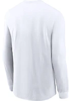 Nike Ohio State Buckeyes White Two Hit Long Sleeve T Shirt