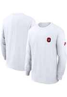 Nike Ohio State Buckeyes White Max90 Pocket Long Sleeve T Shirt