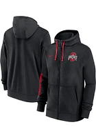 Nike Ohio State Buckeyes Mens Team Issue Club Long Sleeve Full Zip Jacket