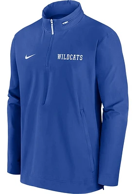 Nike Kentucky Wildcats Mens Blue Sideline Coach Light Weight Jacket