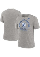 Nike Kentucky Wildcats Grey Stadium Pride Short Sleeve Fashion T Shirt