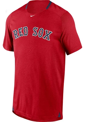 Nike Boston Red Sox Breathe Short Sleeve T Shirt