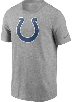Nike Indianapolis Colts Grey Logo Essential Short Sleeve T Shirt