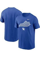 Nike Kentucky Wildcats Blue Seasonal State Short Sleeve T Shirt