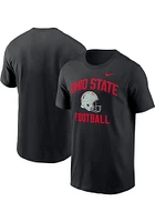 Nike Ohio State Buckeyes Football Helmet Short Sleeve T Shirt