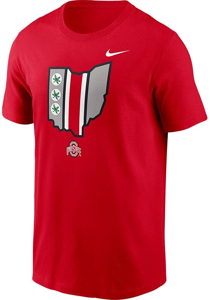 Nike Ohio State Buckeyes Red Seasonal Short Sleeve T Shirt