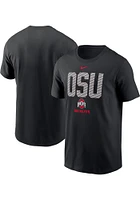 Nike Ohio State Buckeyes Black Big Name Seasonal Short Sleeve T Shirt