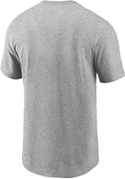 Nike Ohio State Buckeyes Grey Football Logo Short Sleeve T Shirt