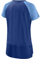 Nike Kansas City Royals Womens Blue Raglan Short Sleeve T-Shirt