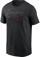 Spencer Steer Cincinnati Reds Black City Con Short Sleeve Player T Shirt